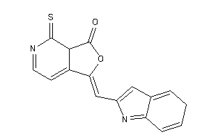 Image of 1-(5H-indol-2-ylmethylene)-4-thioxo-3aH-furo[3,4-c]pyridin-3-one