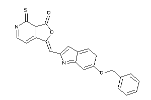 1-[(6-benzoxy-5H-indol-2-yl)methylene]-4-thioxo-3aH-furo[3,4-c]pyridin-3-one