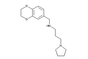 2,3-dihydro-1,4-benzodioxin-6-ylmethyl(3-pyrrolidinopropyl)amine