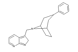 3-[(3-phenyl-8-azabicyclo[3.2.1]octan-8-yl)methyl]-2H-pyrrolo[2,3-b]pyridine