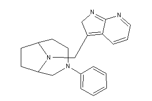 3-[(3-phenyl-3,9-diazabicyclo[4.2.1]nonan-9-yl)methyl]-2H-pyrrolo[2,3-b]pyridine