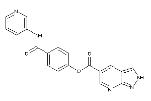 2H-pyrazolo[3,4-b]pyridine-5-carboxylic Acid [4-(3-pyridylcarbamoyl)phenyl] Ester