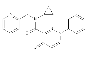 N-cyclopropyl-4-keto-1-phenyl-N-(2-pyridylmethyl)pyridazine-3-carboxamide