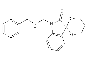 1'-[(benzylamino)methyl]spiro[1,3-dioxane-2,3'-indoline]-2'-one