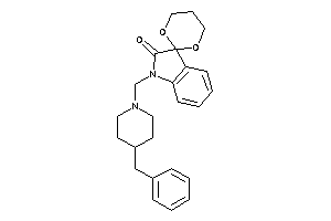 1'-[(4-benzylpiperidino)methyl]spiro[1,3-dioxane-2,3'-indoline]-2'-one