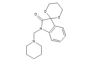 1'-(piperidinomethyl)spiro[1,3-dioxane-2,3'-indoline]-2'-one