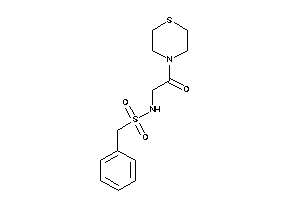 N-(2-keto-2-thiomorpholino-ethyl)-1-phenyl-methanesulfonamide