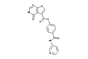 4-keto-3H-furo[2,3-d]pyrimidine-5-carboxylic Acid [4-(3-pyridylcarbamoyl)phenyl] Ester