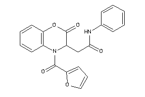 Image of 2-[4-(2-furoyl)-2-keto-3H-1,4-benzoxazin-3-yl]-N-phenyl-acetamide