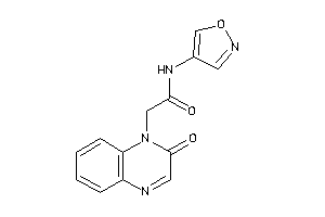 N-isoxazol-4-yl-2-(2-ketoquinoxalin-1-yl)acetamide