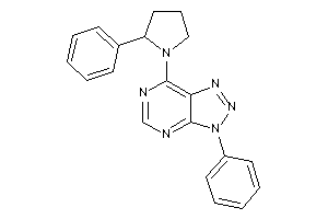 3-phenyl-7-(2-phenylpyrrolidino)triazolo[4,5-d]pyrimidine