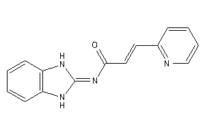Image of N-(1,3-dihydrobenzimidazol-2-ylidene)-3-(2-pyridyl)acrylamide
