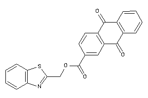Image of 9,10-diketoanthracene-2-carboxylic Acid 1,3-benzothiazol-2-ylmethyl Ester