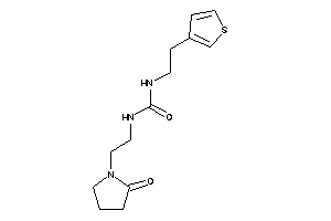 1-[2-(2-ketopyrrolidino)ethyl]-3-[2-(3-thienyl)ethyl]urea