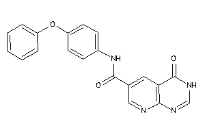 Image of 4-keto-N-(4-phenoxyphenyl)-3H-pyrido[2,3-d]pyrimidine-6-carboxamide