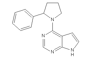 4-(2-phenylpyrrolidino)-7H-pyrrolo[2,3-d]pyrimidine