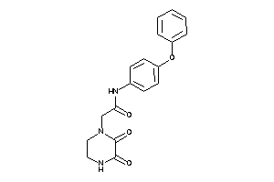 2-(2,3-diketopiperazino)-N-(4-phenoxyphenyl)acetamide