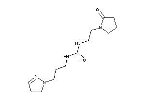 1-[2-(2-ketopyrrolidino)ethyl]-3-(3-pyrazol-1-ylpropyl)urea