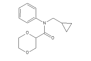 N-(cyclopropylmethyl)-N-phenyl-1,4-dioxane-2-carboxamide