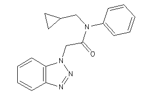 2-(benzotriazol-1-yl)-N-(cyclopropylmethyl)-N-phenyl-acetamide