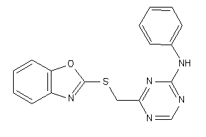 [4-[(1,3-benzoxazol-2-ylthio)methyl]-s-triazin-2-yl]-phenyl-amine