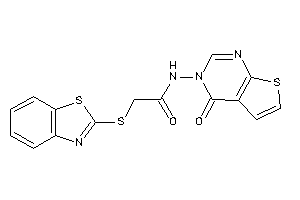 2-(1,3-benzothiazol-2-ylthio)-N-(4-ketothieno[2,3-d]pyrimidin-3-yl)acetamide