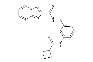 N-[3-(cyclobutanecarbonylamino)benzyl]imidazo[1,2-a]pyrimidine-2-carboxamide