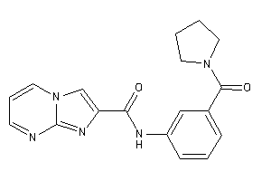 N-[3-(pyrrolidine-1-carbonyl)phenyl]imidazo[1,2-a]pyrimidine-2-carboxamide