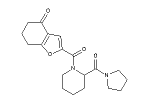 2-[2-(pyrrolidine-1-carbonyl)piperidine-1-carbonyl]-6,7-dihydro-5H-benzofuran-4-one