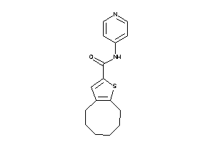 N-(4-pyridyl)-4,5,6,7,8,9-hexahydrocycloocta[b]thiophene-2-carboxamide