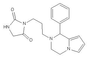 3-[3-(1-phenyl-3,4-dihydro-1H-pyrrolo[1,2-a]pyrazin-2-yl)propyl]hydantoin