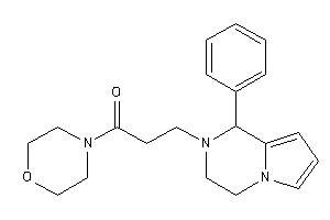 1-morpholino-3-(1-phenyl-3,4-dihydro-1H-pyrrolo[1,2-a]pyrazin-2-yl)propan-1-one