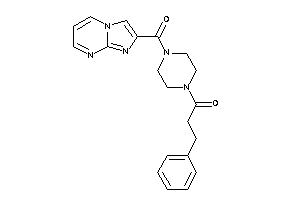 1-[4-(imidazo[1,2-a]pyrimidine-2-carbonyl)piperazino]-3-phenyl-propan-1-one