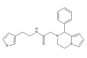 2-(1-phenyl-3,4-dihydro-1H-pyrrolo[1,2-a]pyrazin-2-yl)-N-[2-(3-thienyl)ethyl]acetamide