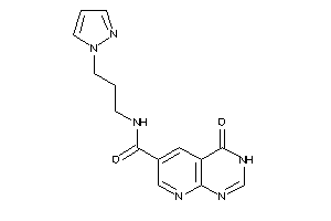 Image of 4-keto-N-(3-pyrazol-1-ylpropyl)-3H-pyrido[2,3-d]pyrimidine-6-carboxamide