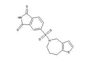 5-(4,6,7,8-tetrahydrothieno[3,2-c]azepin-5-ylsulfonyl)isoindoline-1,3-quinone