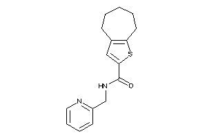 N-(2-pyridylmethyl)-5,6,7,8-tetrahydro-4H-cyclohepta[b]thiophene-2-carboxamide