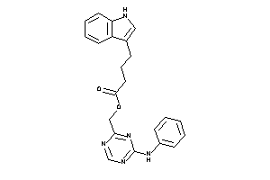 4-(1H-indol-3-yl)butyric Acid (4-anilino-s-triazin-2-yl)methyl Ester