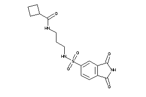 N-[3-[(1,3-diketoisoindolin-5-yl)sulfonylamino]propyl]cyclobutanecarboxamide