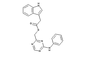 2-(1H-indol-3-yl)acetic Acid (4-anilino-s-triazin-2-yl)methyl Ester