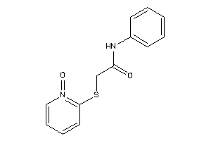 2-[(1-keto-2-pyridyl)thio]-N-phenyl-acetamide