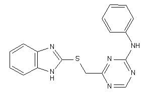 [4-[(1H-benzimidazol-2-ylthio)methyl]-s-triazin-2-yl]-phenyl-amine