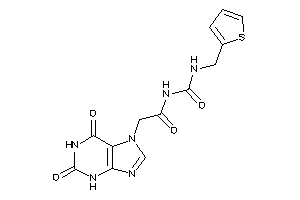 2-(2,6-diketo-3H-purin-7-yl)-N-(2-thenylcarbamoyl)acetamide