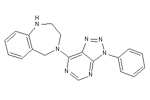 4-(3-phenyltriazolo[4,5-d]pyrimidin-7-yl)-1,2,3,5-tetrahydro-1,4-benzodiazepine