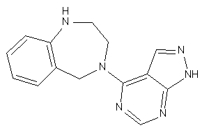 4-(1H-pyrazolo[3,4-d]pyrimidin-4-yl)-1,2,3,5-tetrahydro-1,4-benzodiazepine