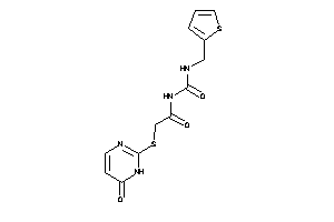 2-[(6-keto-1H-pyrimidin-2-yl)thio]-N-(2-thenylcarbamoyl)acetamide