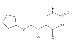 5-[2-(cyclopentylthio)acetyl]uracil