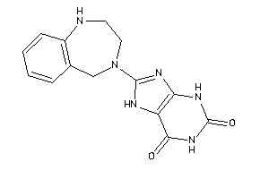 8-(1,2,3,5-tetrahydro-1,4-benzodiazepin-4-yl)-7H-xanthine