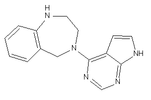 4-(7H-pyrrolo[2,3-d]pyrimidin-4-yl)-1,2,3,5-tetrahydro-1,4-benzodiazepine