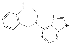 4-(9H-purin-6-yl)-1,2,3,5-tetrahydro-1,4-benzodiazepine